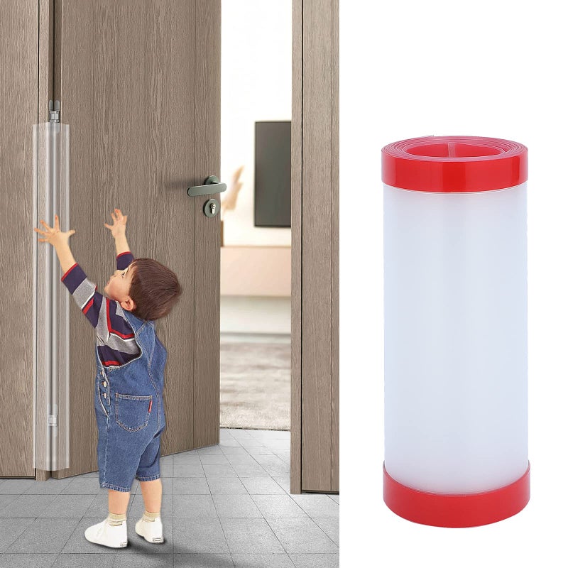 Angloria Door Pinch Guard Baby Proofing  Door Hinge Cover  Door Protector for Kids Finger Safety  Door Finger Pinch Guards Heavy Duty  Door jam Shield - Image 1